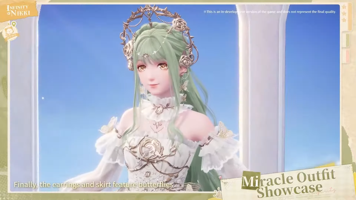 The Miracle Outfit Wishful Aurosa as shown in the Official Release Special Programme.
