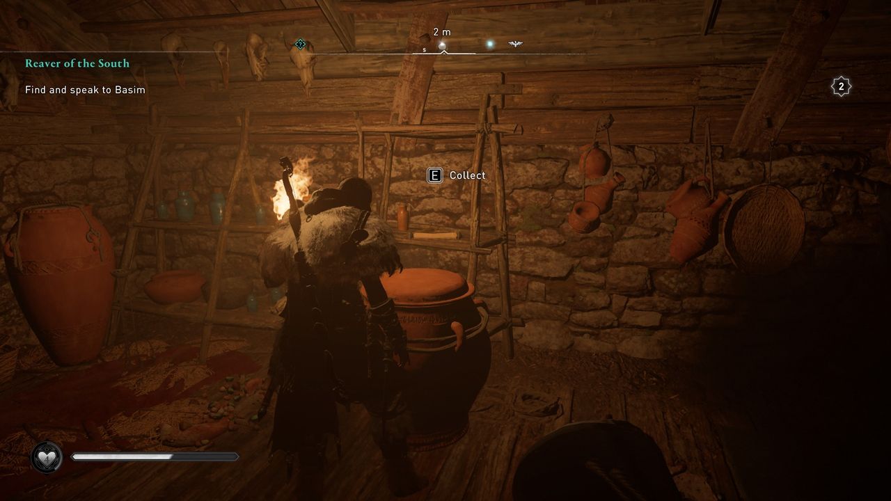 AC valhalla suthsexe witch's house treasure hoard map location