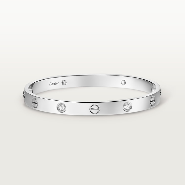 #love# Bracelet, Classic Model, 4 Diamonds