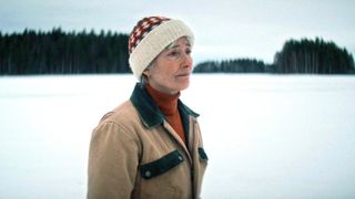 Barb (Emma Thompson) in a scene from "Dead of Winter"