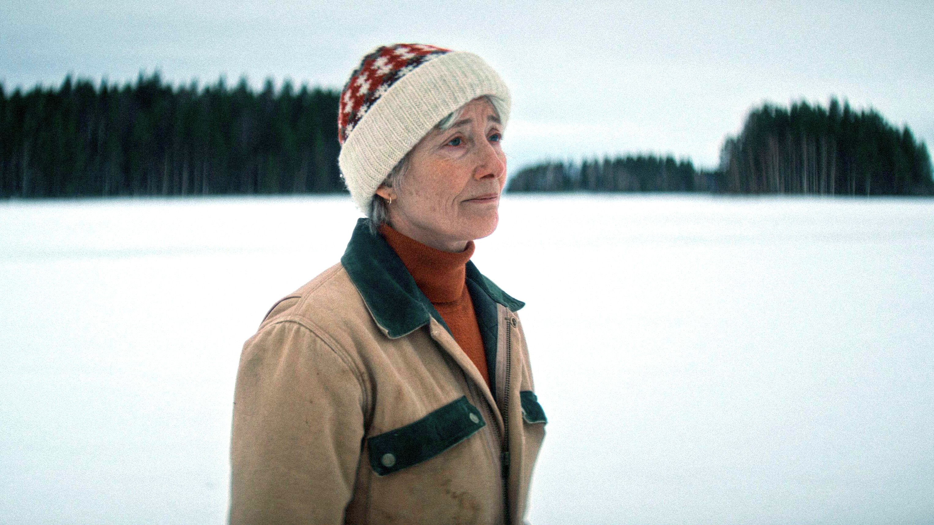 Barb (Emma Thompson) in a scene from "Dead of Winter"