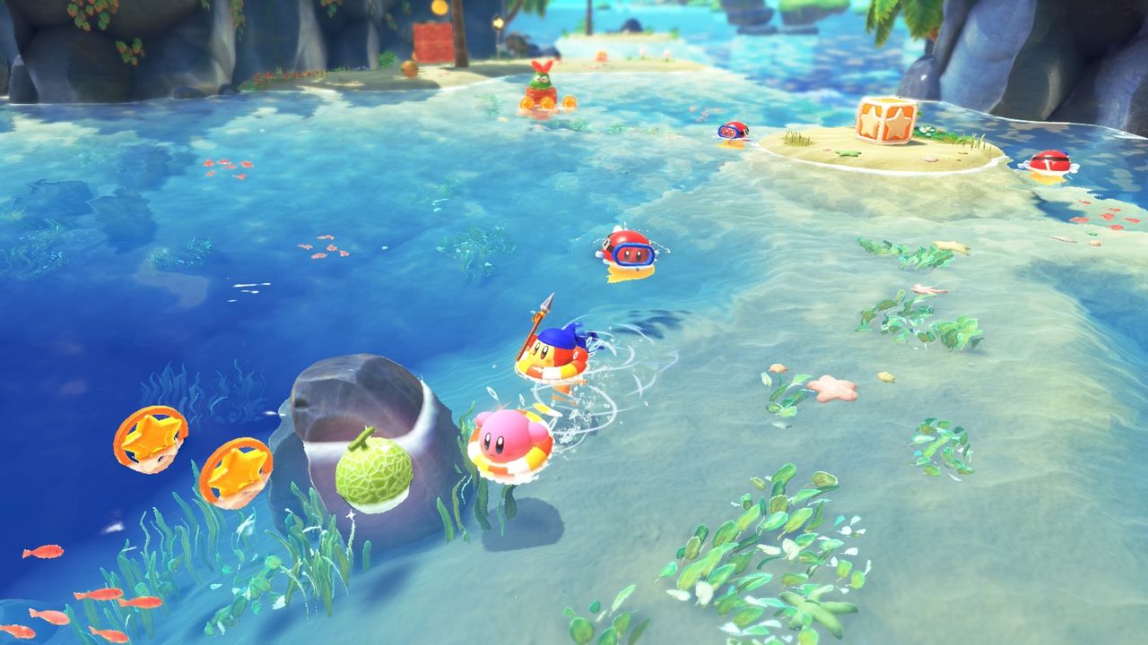 Everbay Coast in Kirby and the Forgotten Land