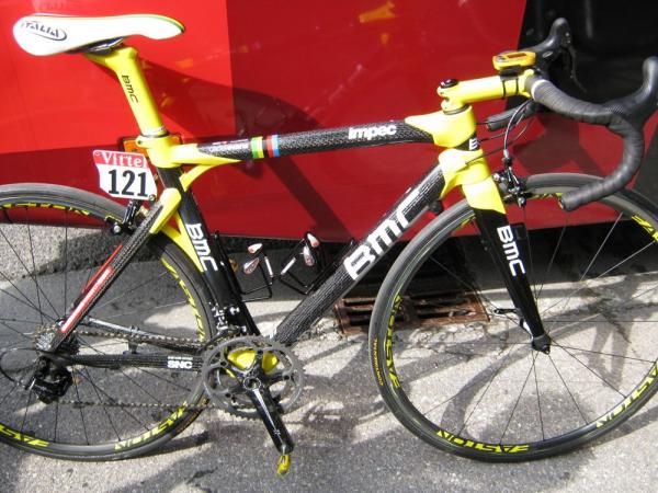 The complete bike used by Cadel Evans