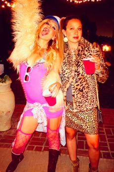 Kate Hudson and Jennifer Meyer at Hot Mess party 