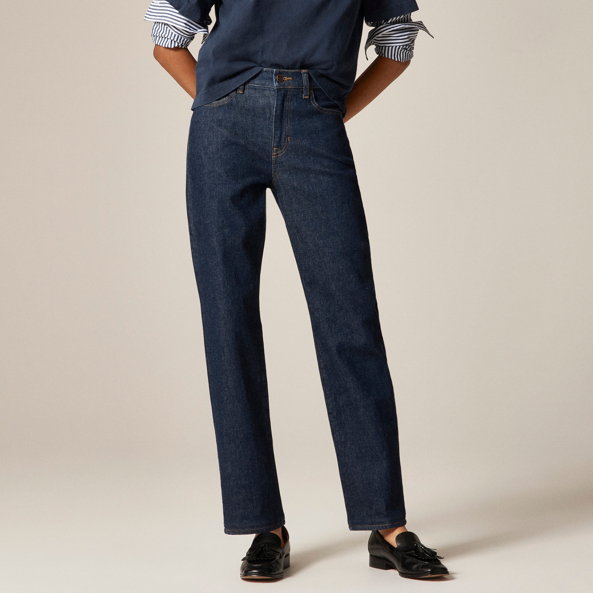 Nipped Straight Jean