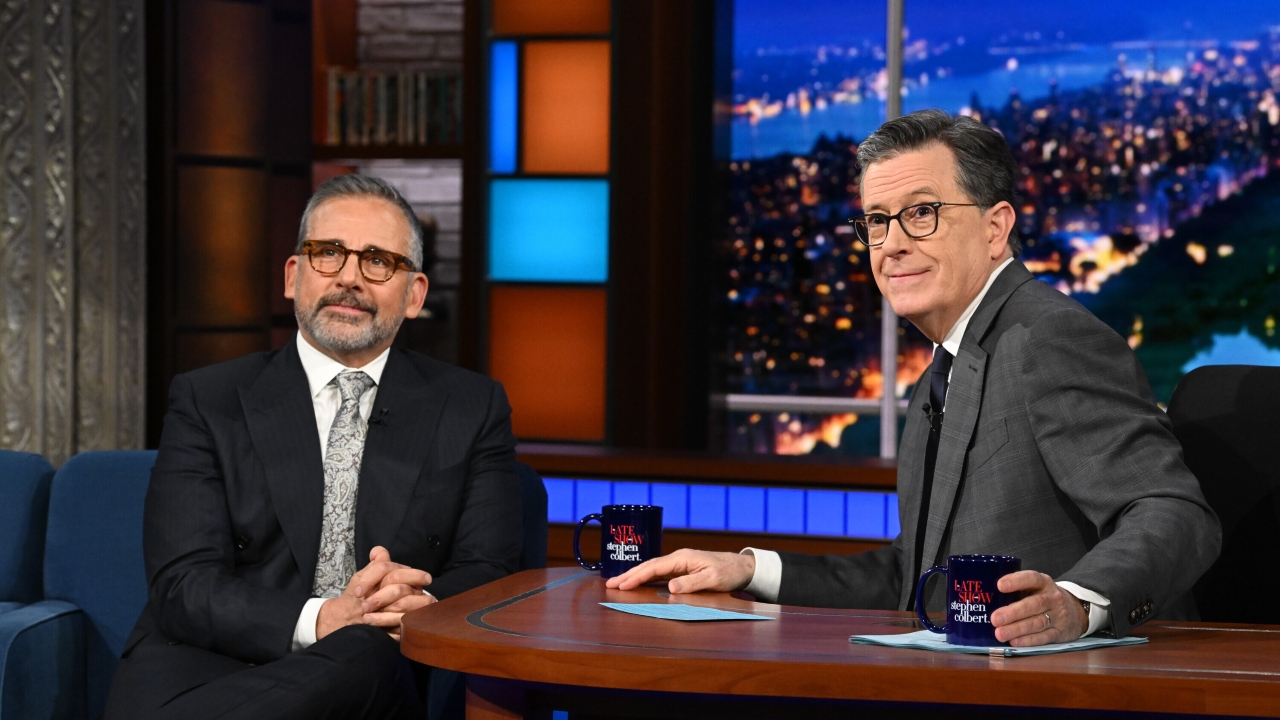 Steve Carell on The Late Show with Stephen Colbert