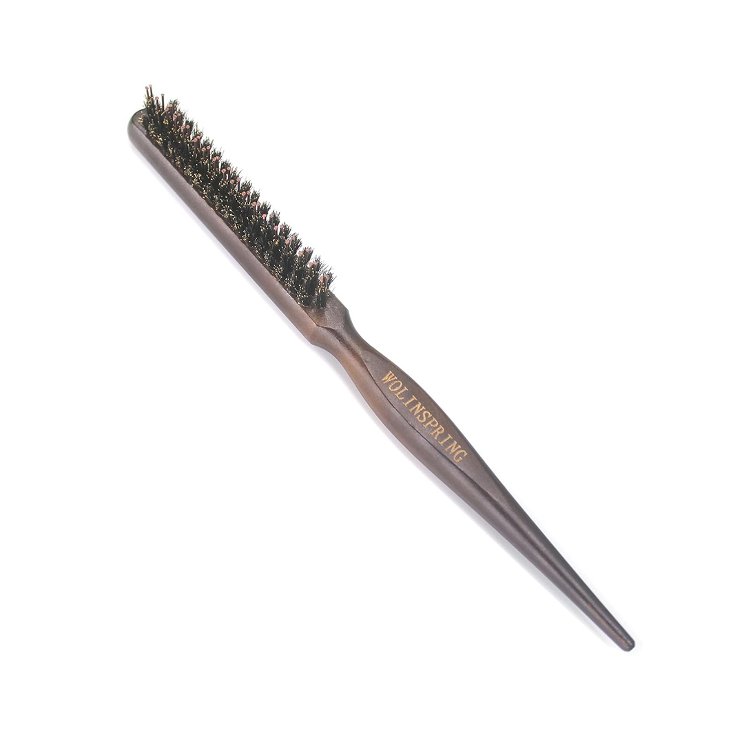 Wolinspring Little Wonder Boar & Tourmaline Nylon Bristle Brush