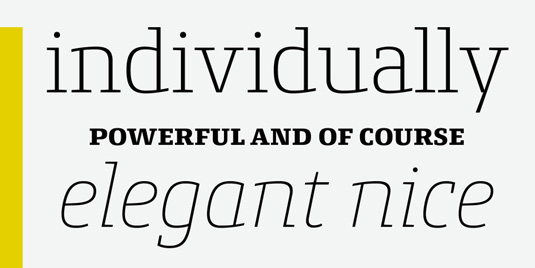 Conto Slab font