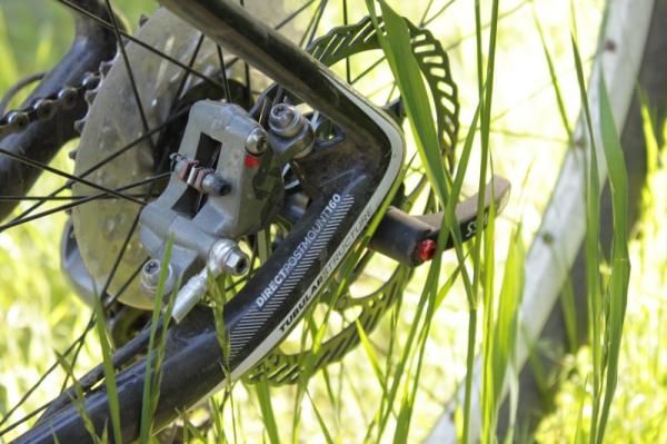 The new Scale's rear seat and chainstays are moulded as one piece. This includes the carbon dropouts and brake mount.