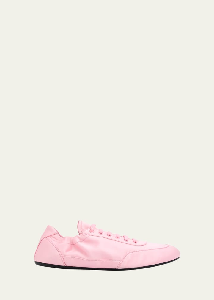 Satin Low-Top Sneakers
