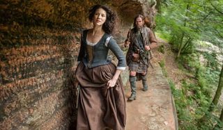 outlander claire and murtagh walking
