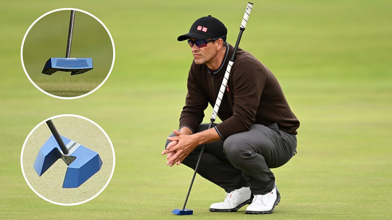 Adam Scott putter shown