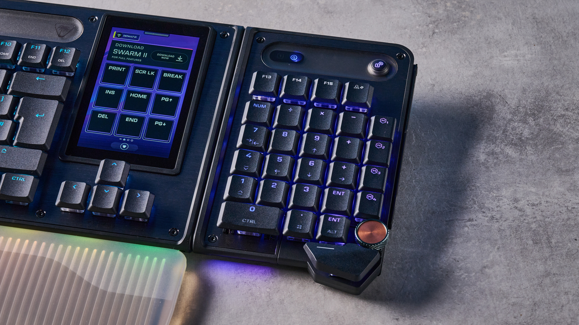 A Turtle Beach Command Series KB7 TKL Hall Effect keyboard