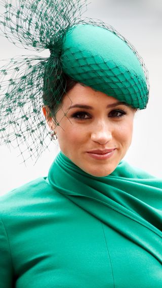 Meghan Markle's emerald hat, 2020