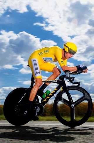 Bradley Wiggins (Team Sky) seals victory in the Tour de France with a commanding ride in the final time trial