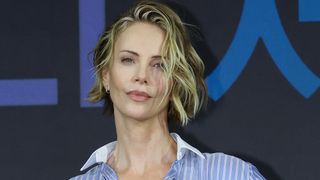 Actress Charlize Theron attends Universal Pictures "THE ODYSSEY" Seoul a press conference at the Four Seasons on August 03, 2026 in Seoul, South Korea. 