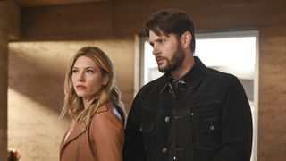 Katheryn Winnick and Jensen Ackles in Big Sky