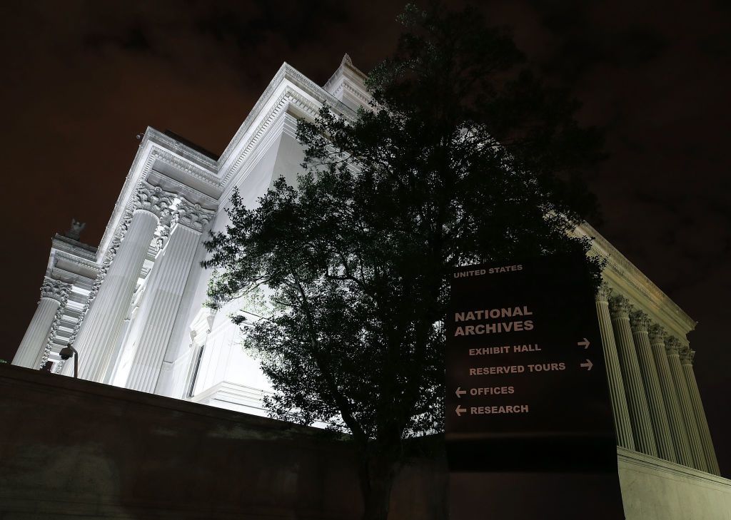 National Archives building.