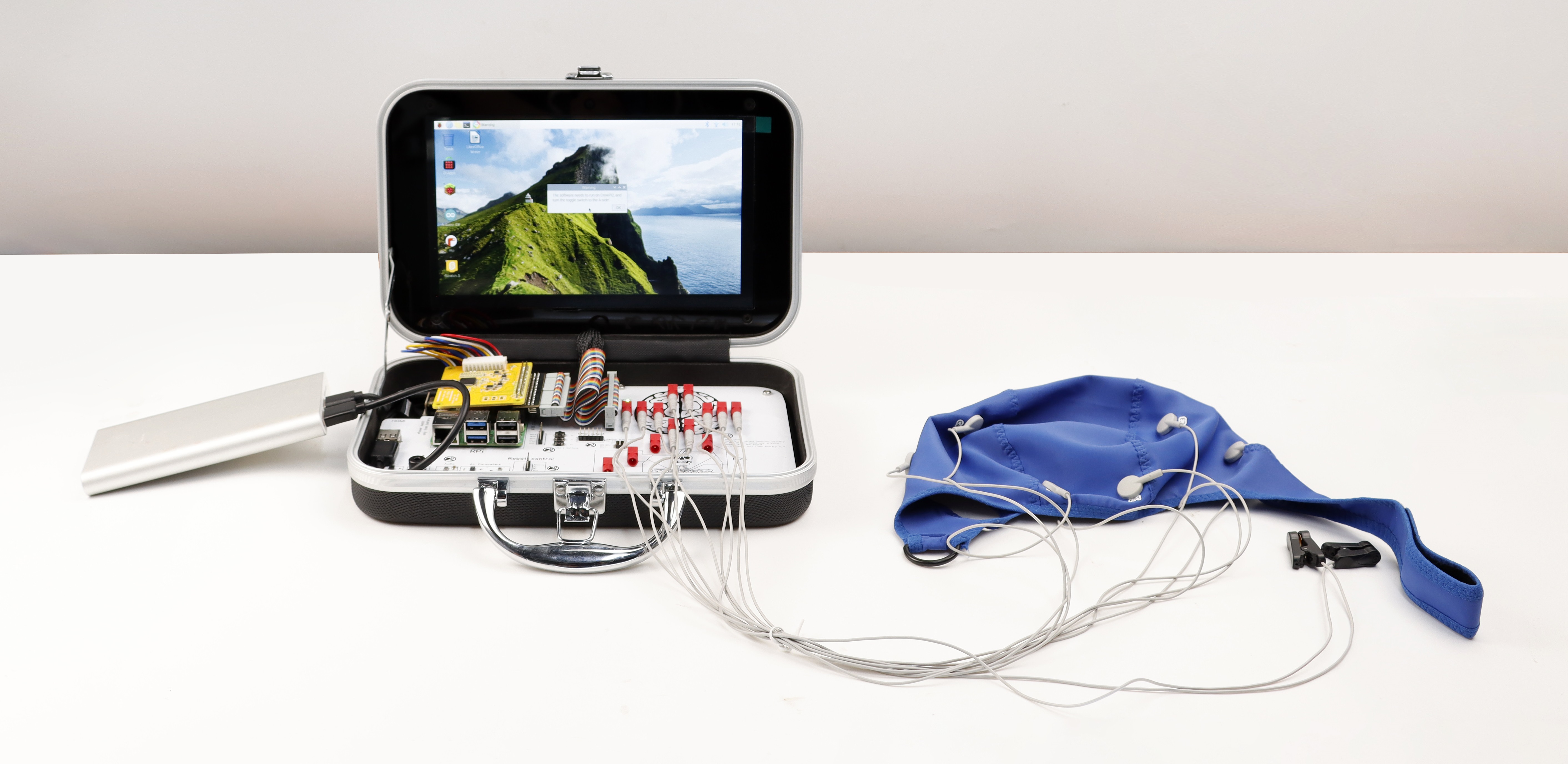 Raspberry Pi powers briefcase-sized PiEEG 'Bio Lab' project