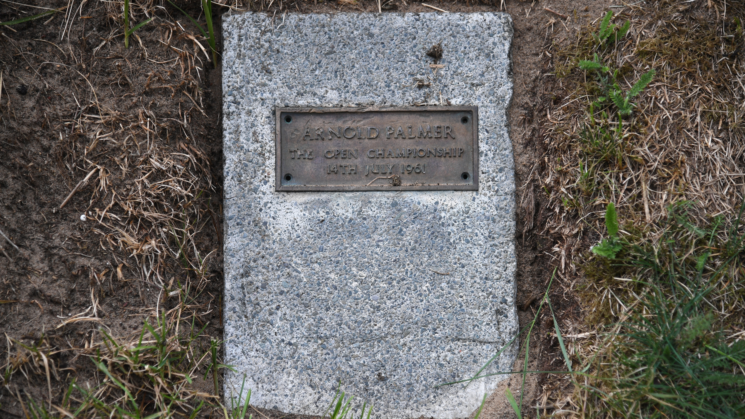 A plaque at Royal Birkdale