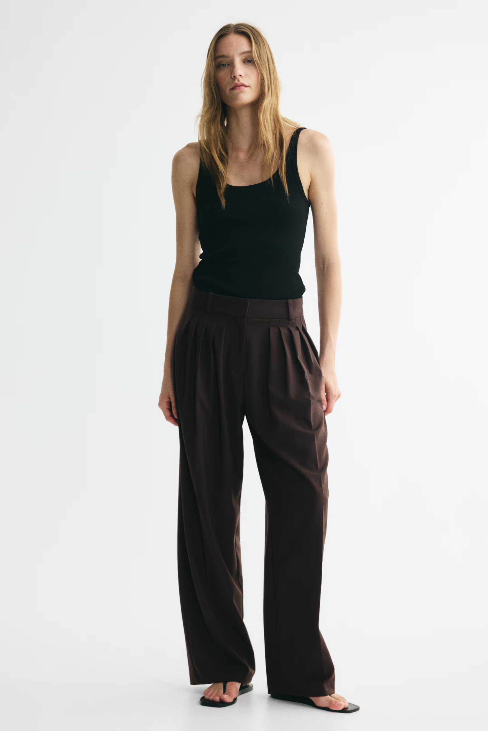 h&amp;amp;m, Wide pleated trousers
