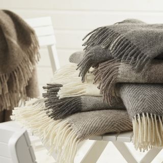 Natural Wool Throws, Bronte By Design