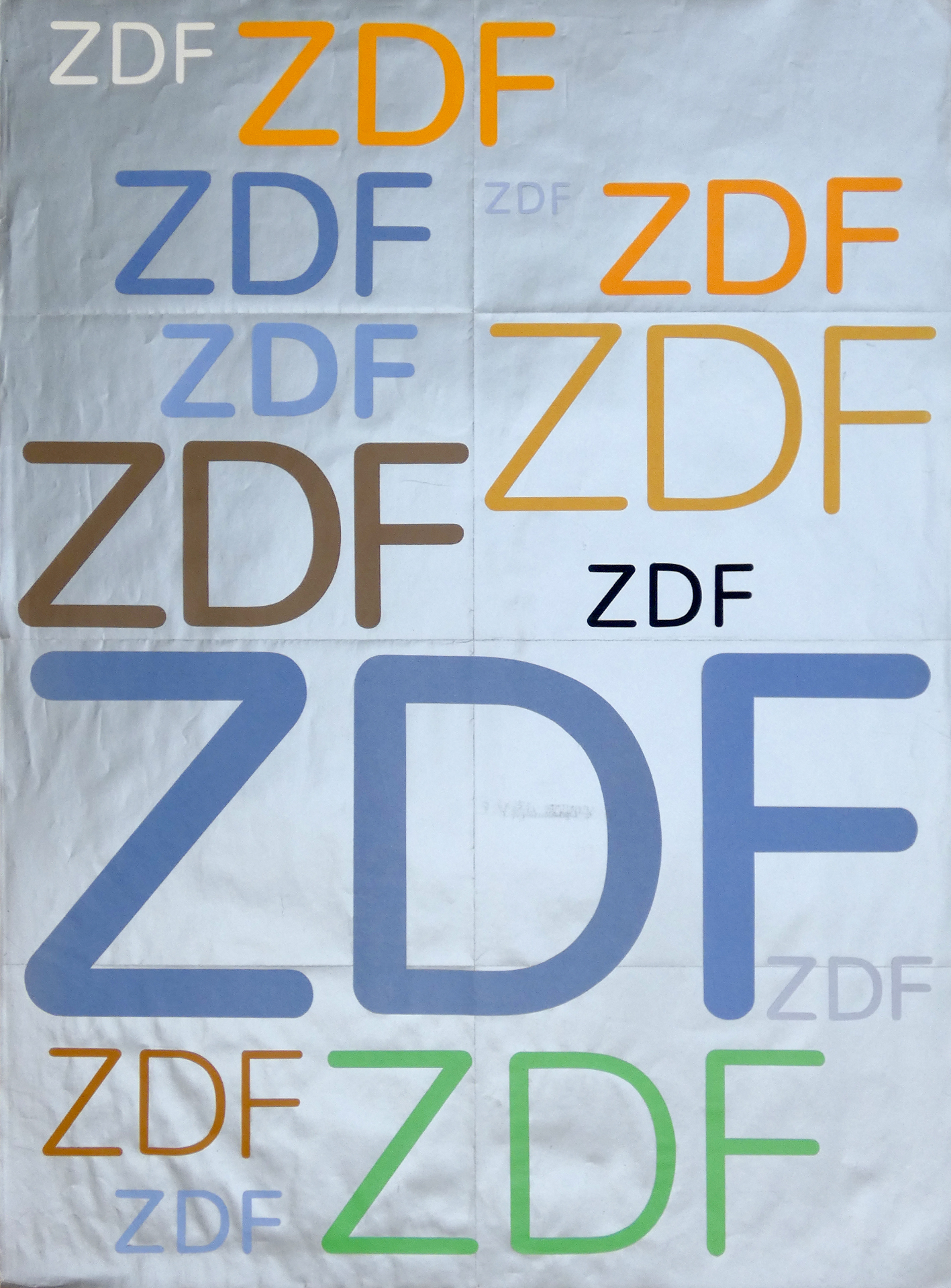 ZDF Poster, Otl Aicher, from Otl Aicher: The Legacy Archive