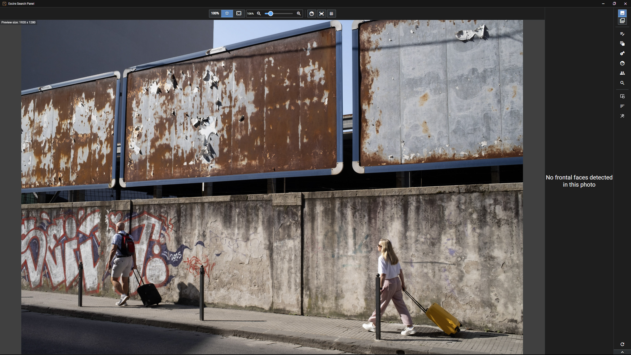 Excire Search 2026 interface
