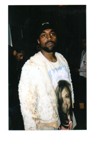 Kanye West At New York Fashion Week