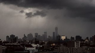 Another spooky-sky image from Brooklyn on Tuesday, Oct. 30, day after Hurricane Sandy.