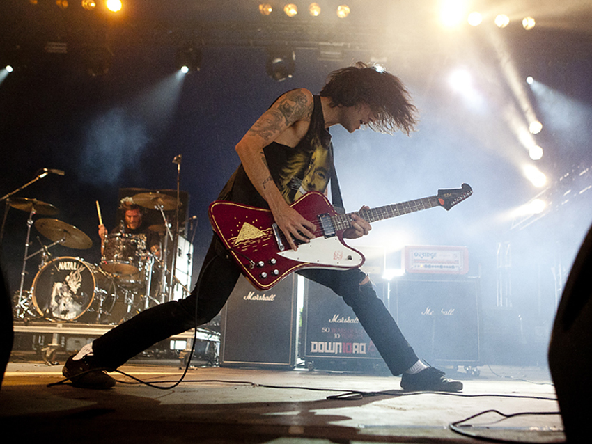 Turbowolf guitarist Andy Ghosh
