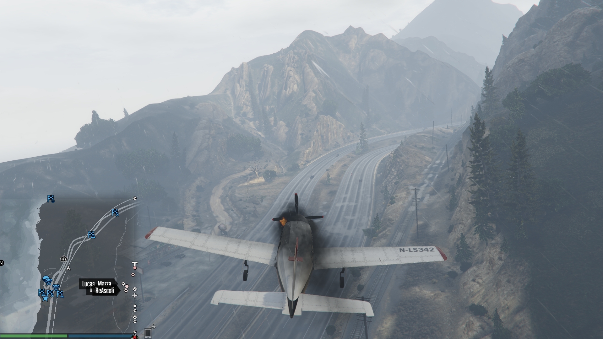 GTA V Stricken Plane