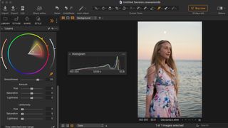 Screenshot of the customizable layout on Capture One Pro 23