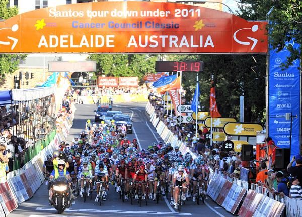 Midway through the race