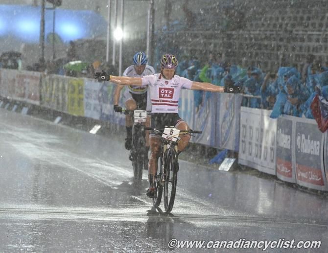 Daniel Federspiel (&Ouml;tztal Scott Racing Team) finishes second and takes the overall lead