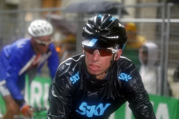 Dario Cioni (Team Sky) made it to the finish