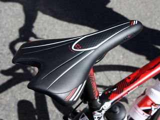 Chris Horner (Team RadioShack) uses a Bontrager inForm RL saddle.