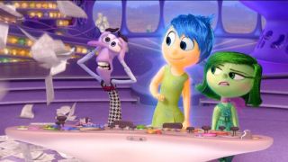 Bill Hader as Fear in Inside Out (the left).