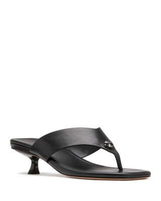 Women's Spade Flower Kitten Heel Sandals