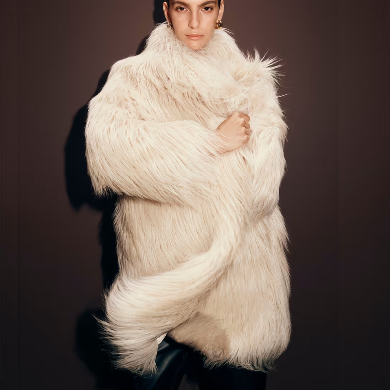 faux fur jacket
