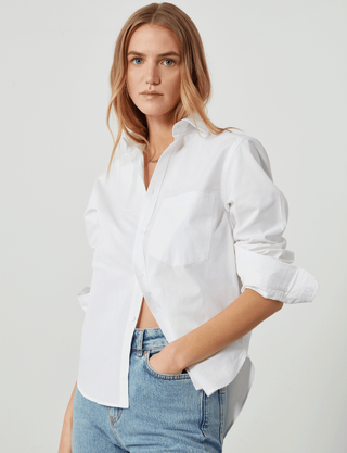 The Classic: Fine Poplin, White