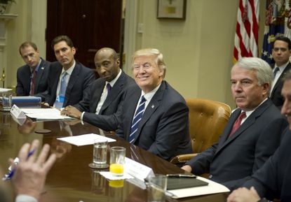 President Trump meets with pharmaceutical representatives