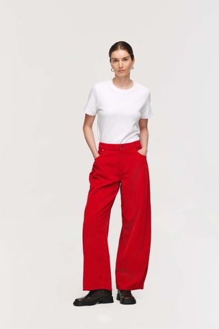 Markus corduroy horseshoe trousers