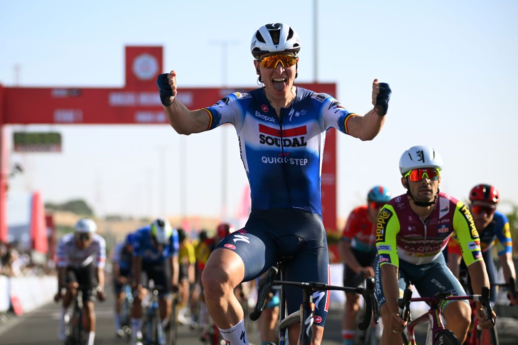Tim Merlier won the opening stage of the UAE Tour
