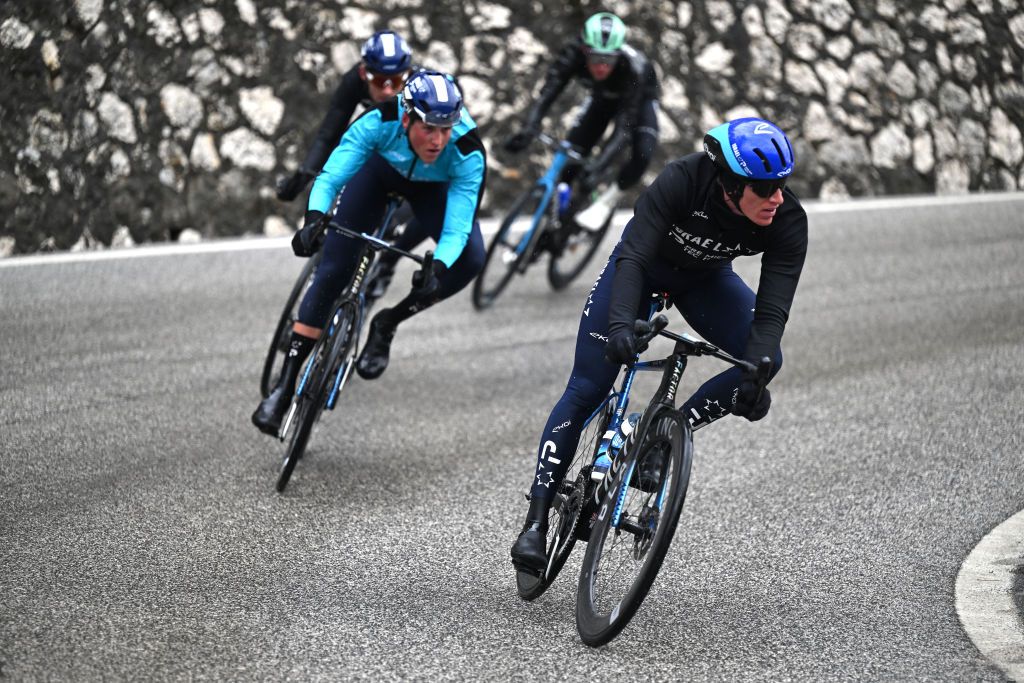 TRASACCO ITALY MARCH 13 Jake Stewart of The United Kingdom and Team Israel Premier Tech competes during the 60th TirrenoAdriatico 2025 Stage 3 a 190km stage from Norcia to Trasacco UCIWT on March 13 2025 in Trasacco Italy Photo by Tim de WaeleGetty Images