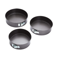 KitchenCraft Cake Tins with Non-Stick Coating, Set of 3: Was 21.49 Now £9.99 at Amazon