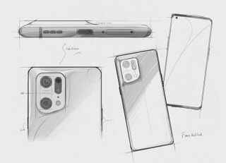 Phone design sketch
