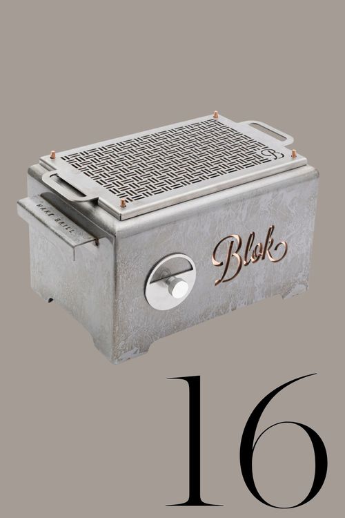 Hako Table Grill in Patina