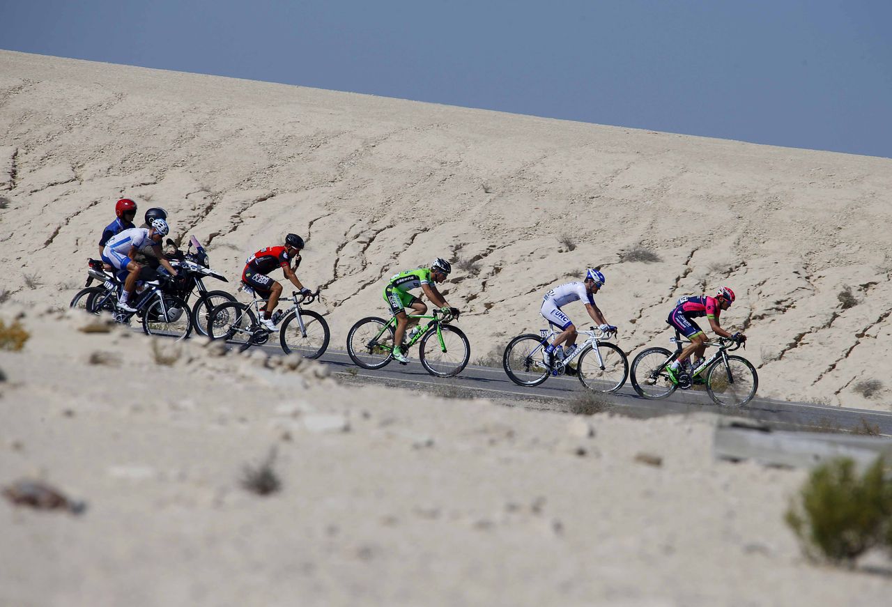 The early break on day one of the Dubai Tour.
