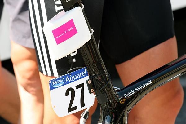 SRM technology has become very refined, with data from Patrik Sinkewitz's SRM Powermeter transferred to ARD's television audience.